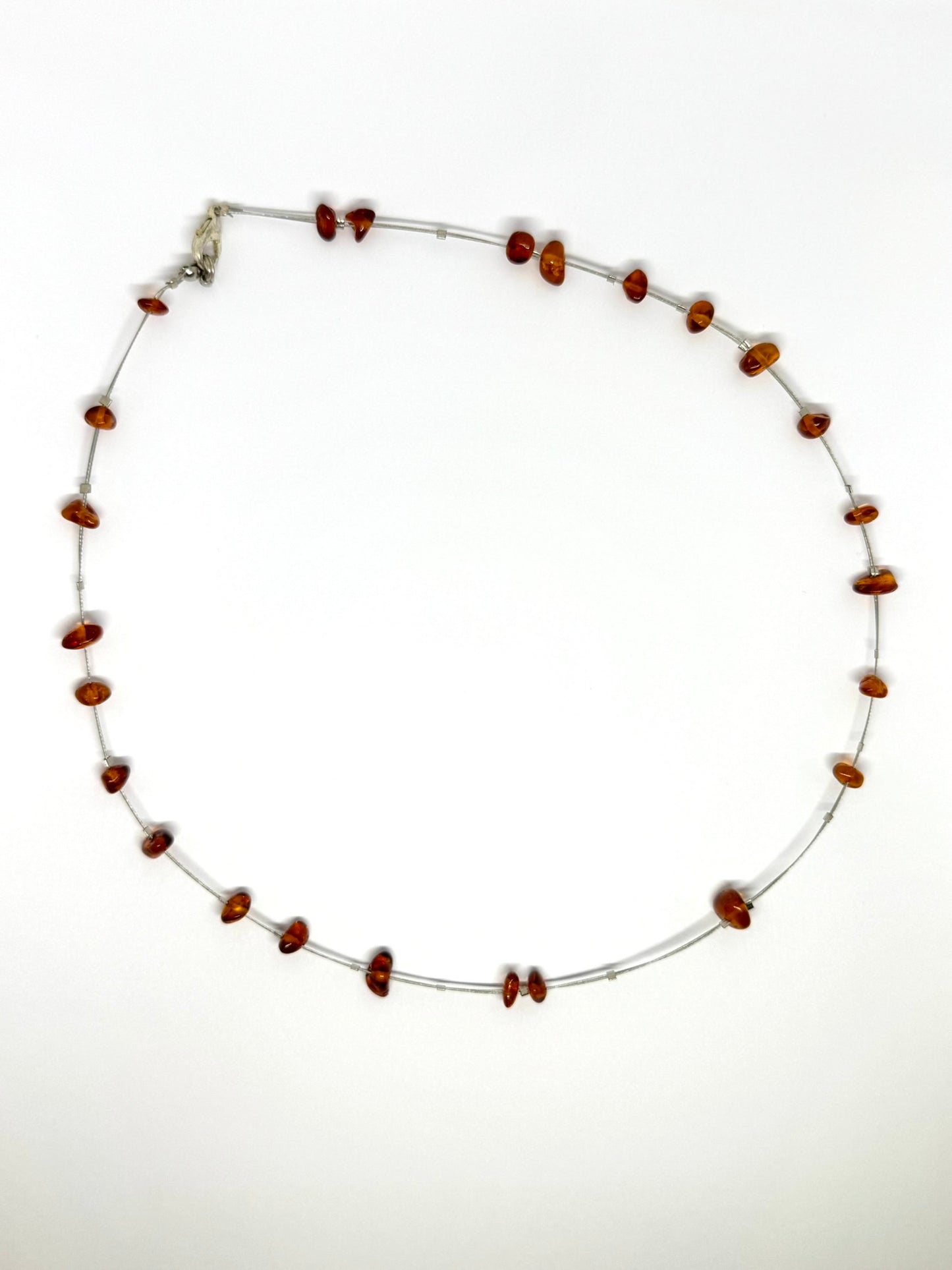 Barnsteen Ketting - Cognac (45 cm)