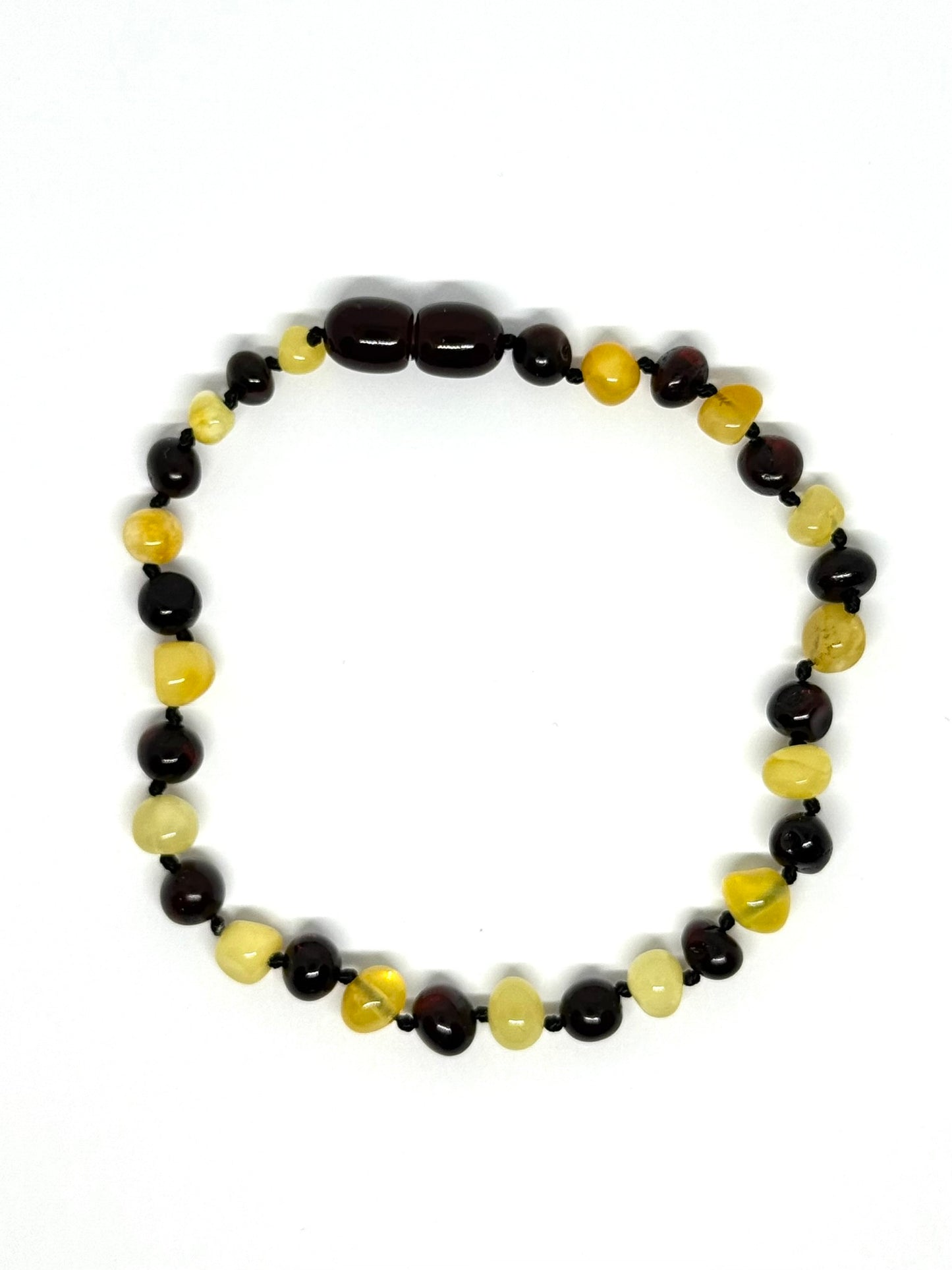 Barnsteen Armband - Boter & Kers (20 cm)