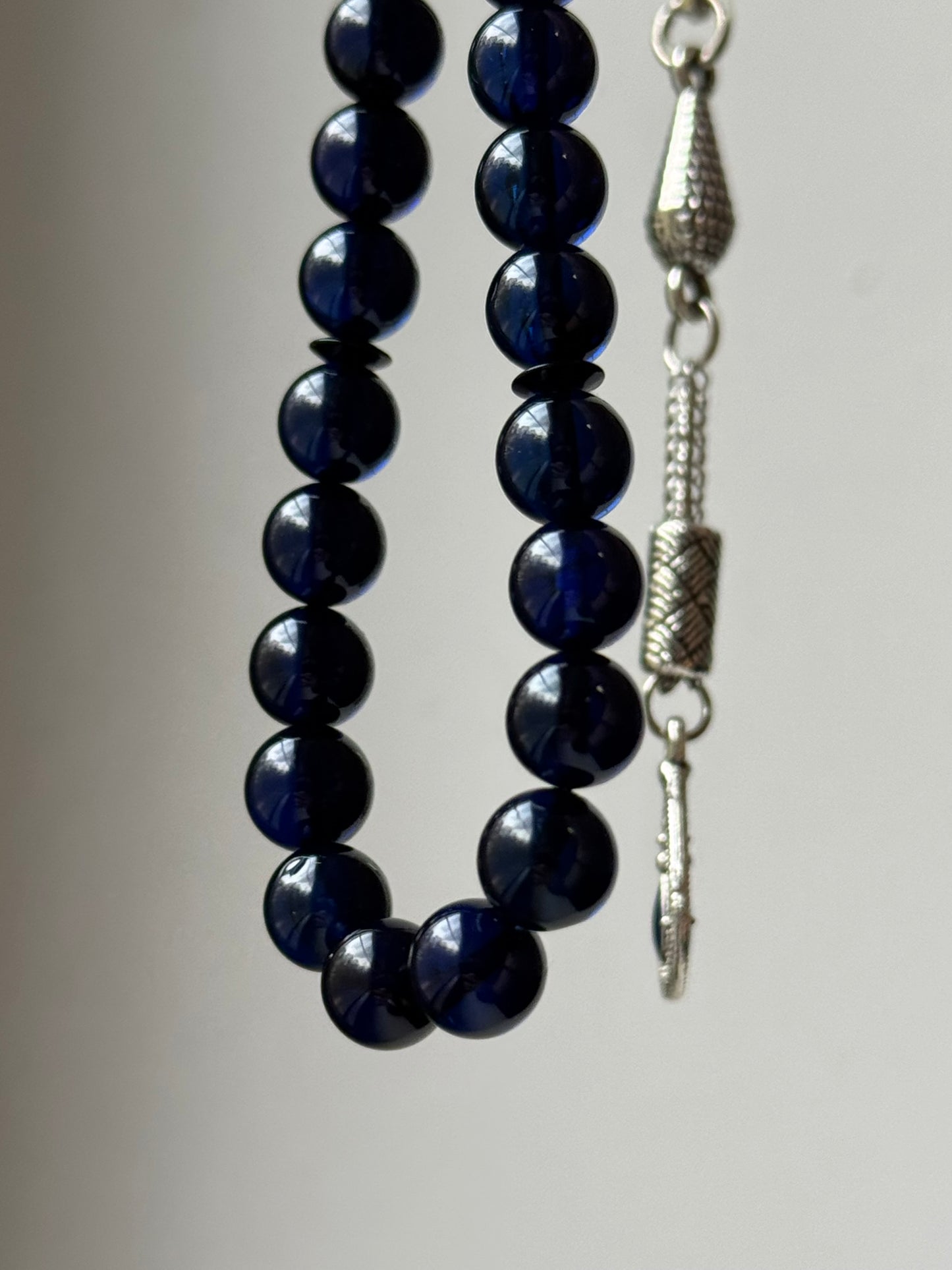 Rond geslepen 100% Carraïbische Barnsteen/Kehribar Tespih