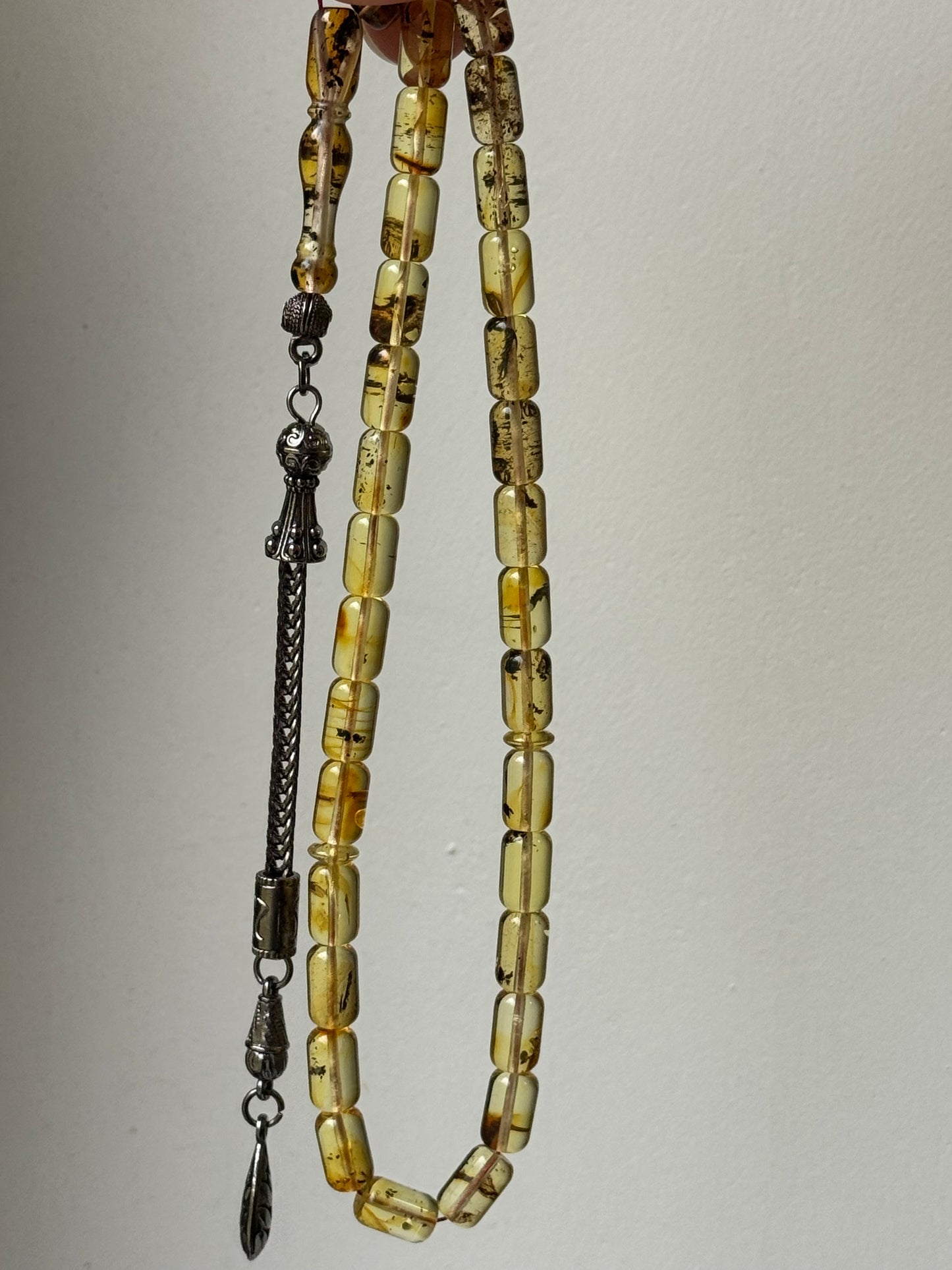 Capsule geslepen 100% Kaliningrad Barnsteen/Kehribar Tespih