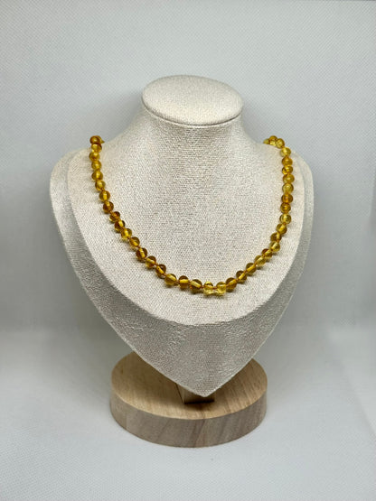 Kehribar Kolye - Bal (44 cm)