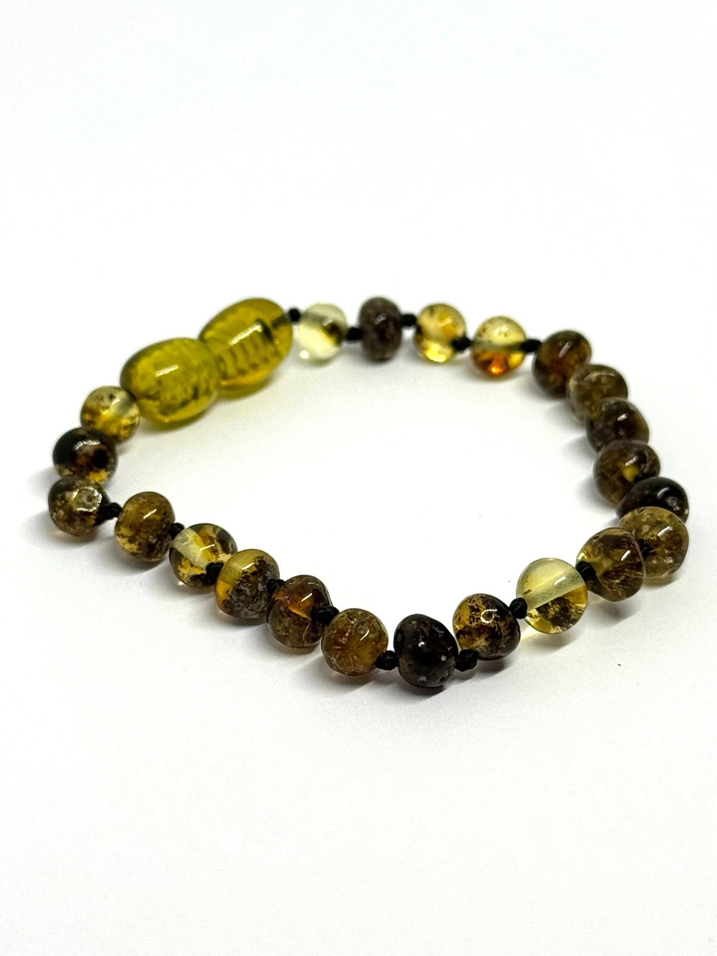 Kehribar Bileklik - Yeşil (14 cm)