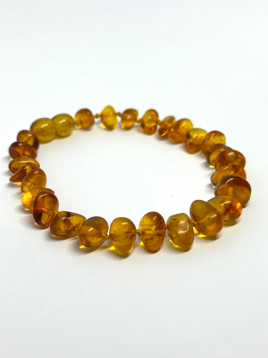 Barnsteen Armband - Licht Cognac (21 cm)