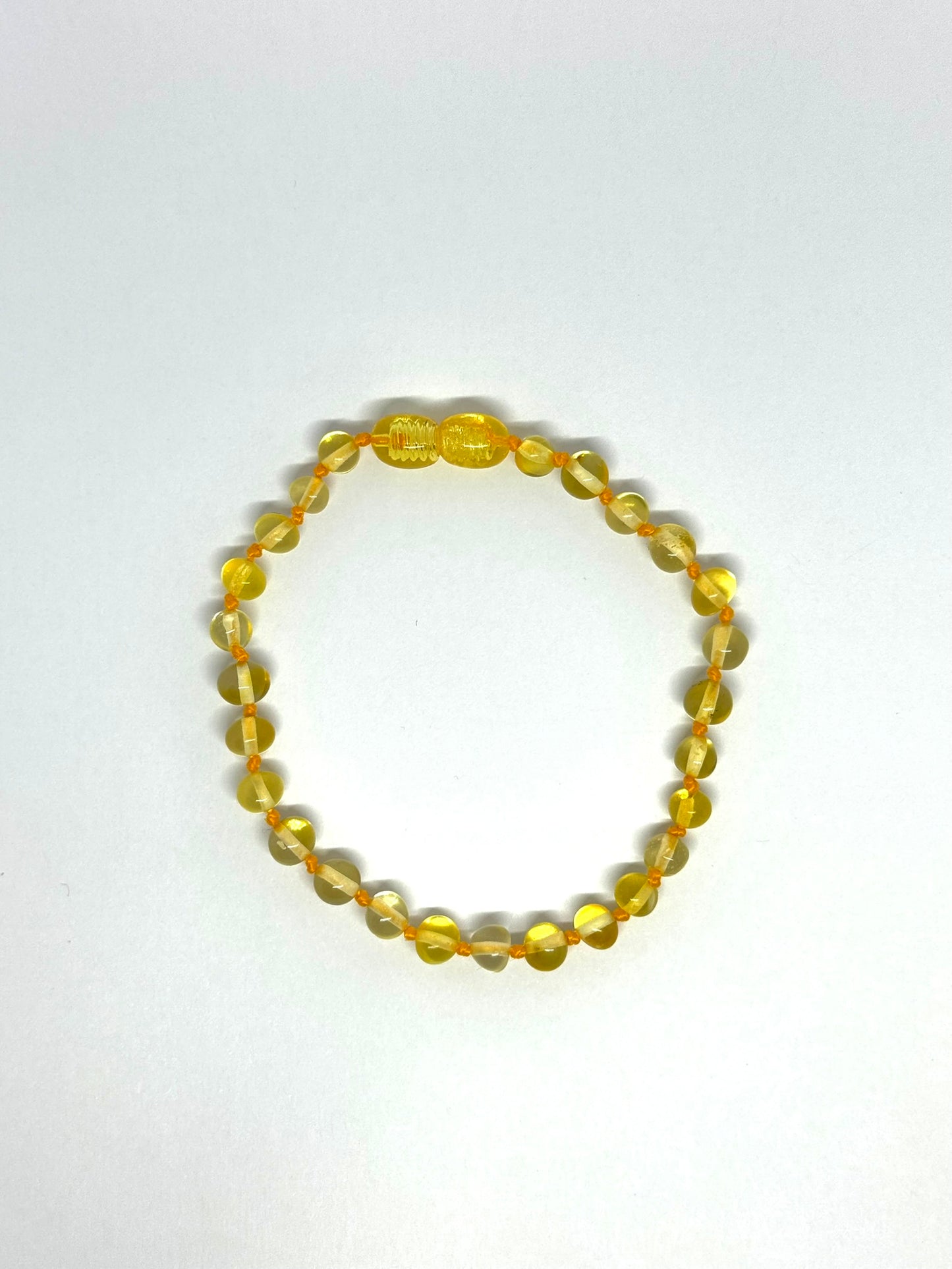 Kehribar Bileklik - Limon (20 cm)