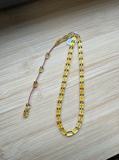 Kapsül kesim %100 Kaliningrad Amber/Kehribar Tespih