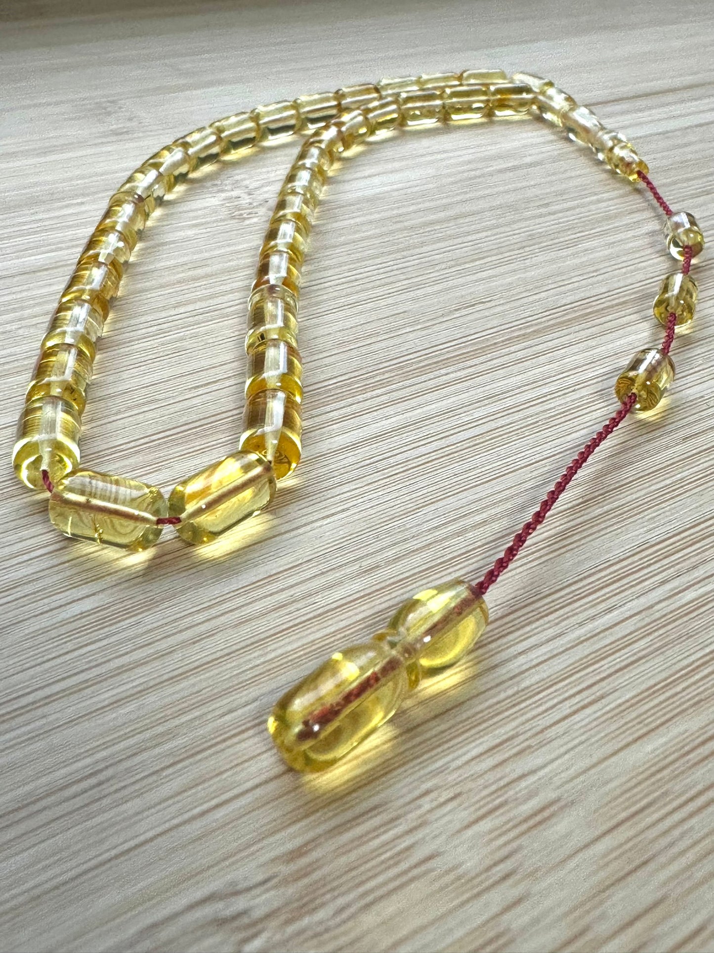 Kapsül kesim %100 Kaliningrad Amber/Kehribar Tespih